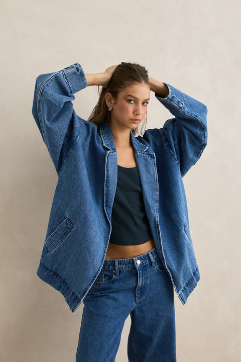 Veste Shorline Denim Blazer Rhythm