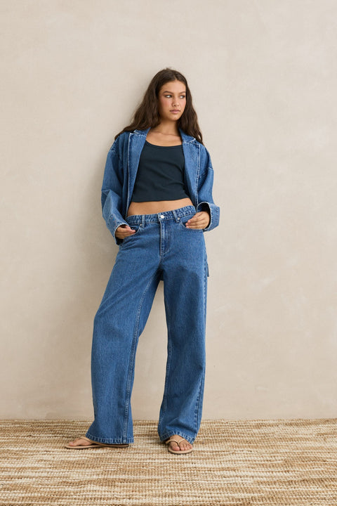 Veste Shorline Denim Blazer Rhythm