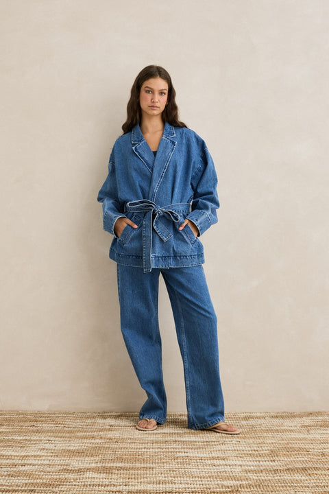 Veste Shorline Denim Blazer Rhythm