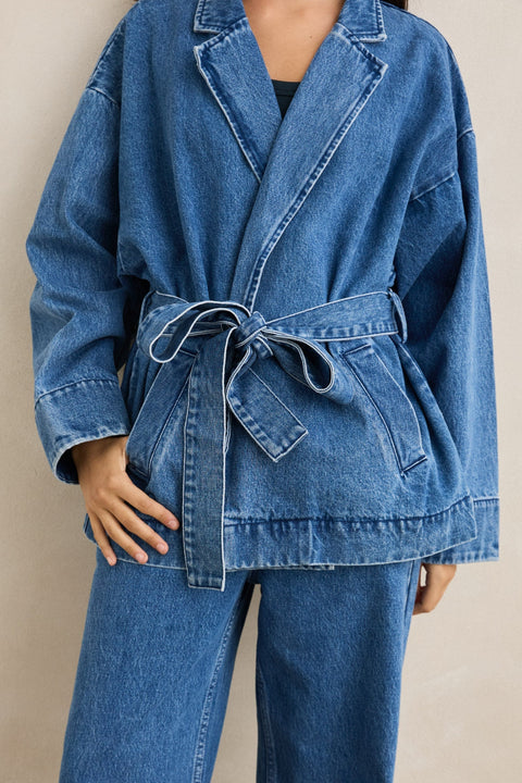 Veste Shorline Denim Blazer Rhythm
