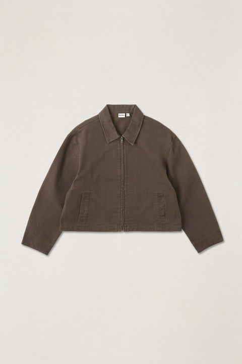 Rhythm Brown Cropped Capri Coat