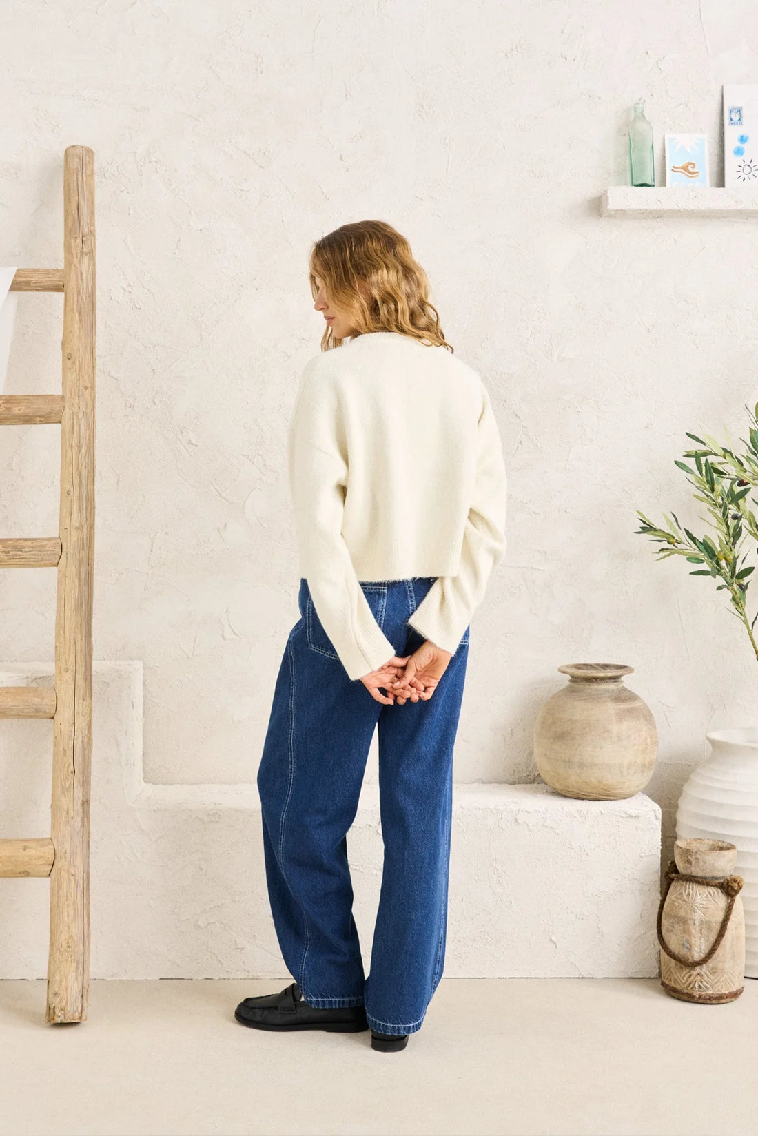 Cardigan Estelle Fluffy Crème Rhythm