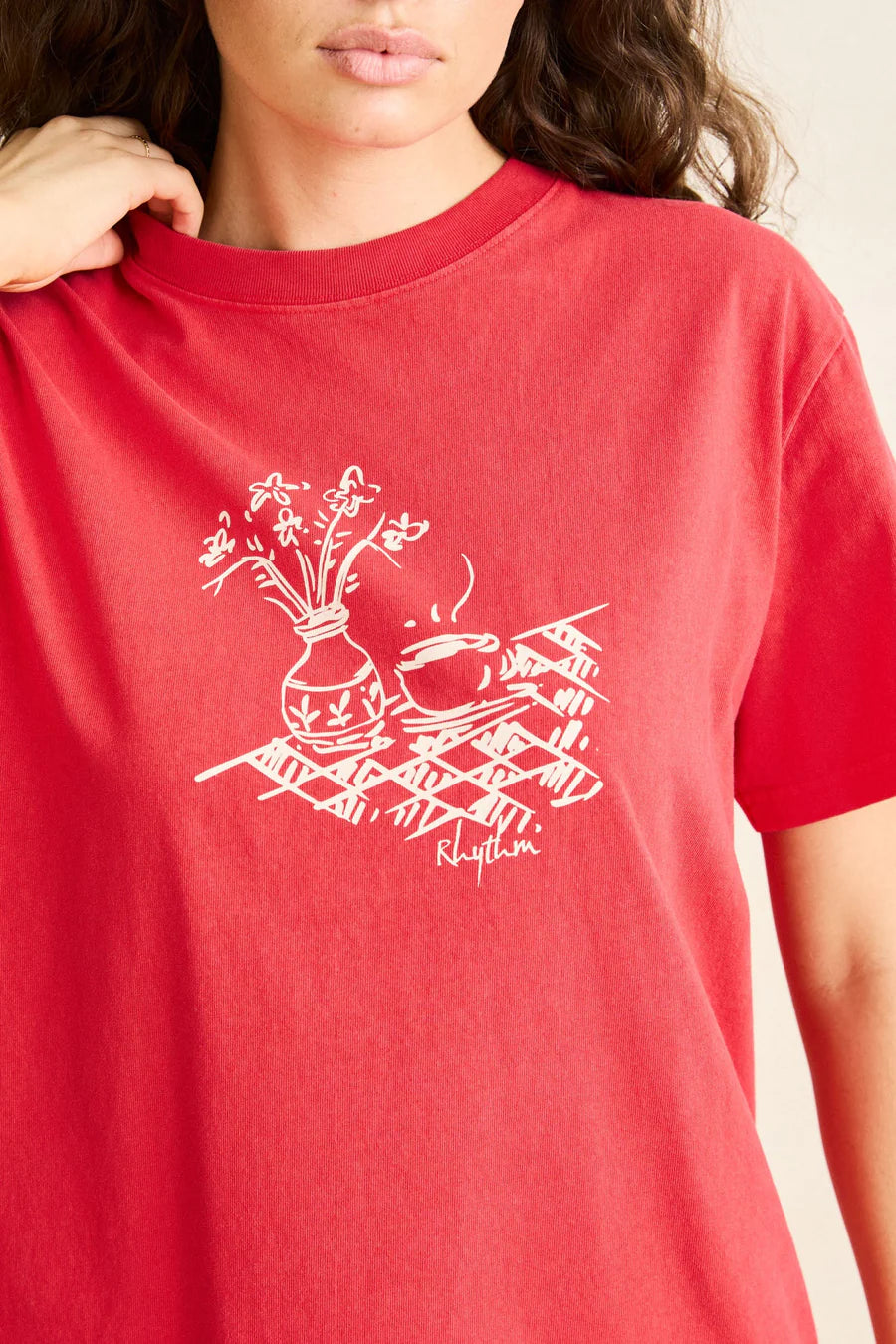 T-Shirt Simple Things Red Rhythm