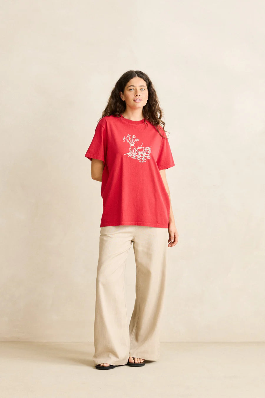 T-Shirt Simple Things Red Rhythm
