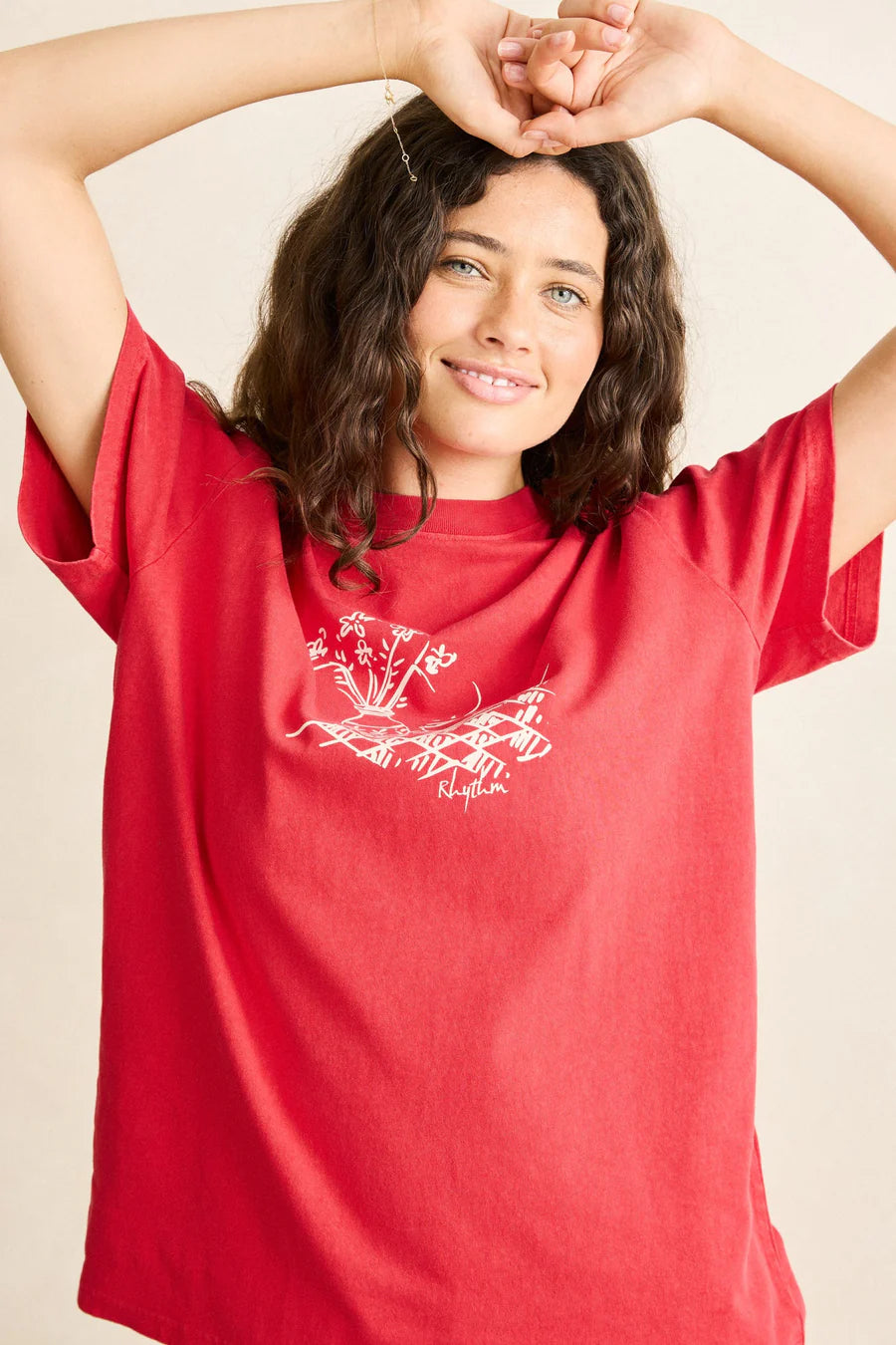 T-Shirt Simple Things Red Rhythm