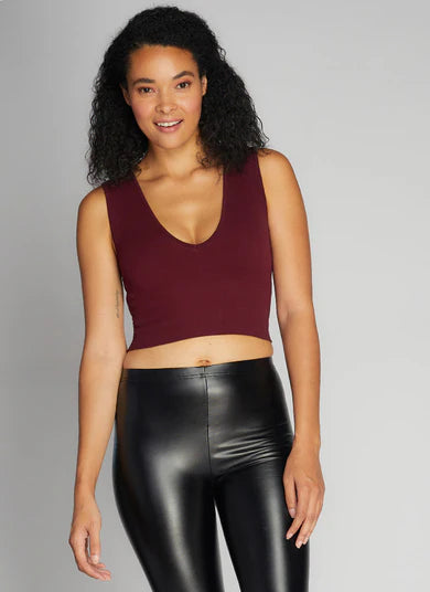 Bamboo Deep V Rib Bordeaux C'est Moi