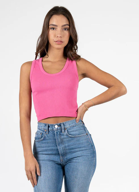Bamboo Rib Deep Scoop Neck C'est Moi