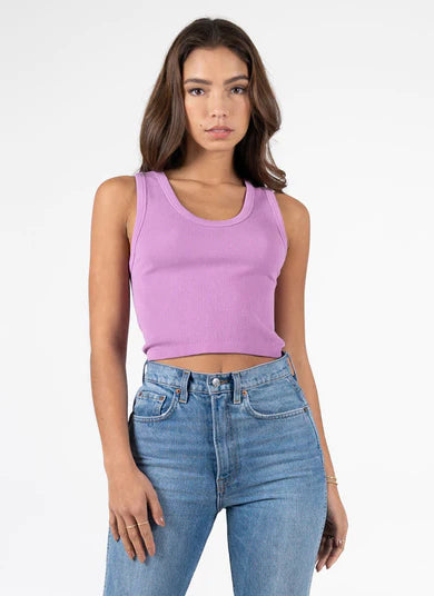 Bamboo Rib Deep Scoop Neck C'est Moi