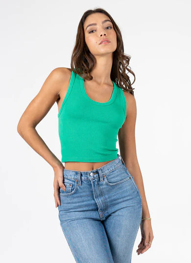 Bamboo Rib Deep Scoop Neck C'est Moi