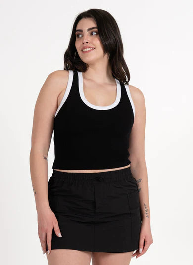 Bamboo Rib Deep Scoop Neck It's Me