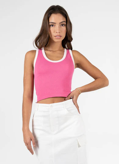 Bamboo Rib Deep Scoop Neck C'est Moi