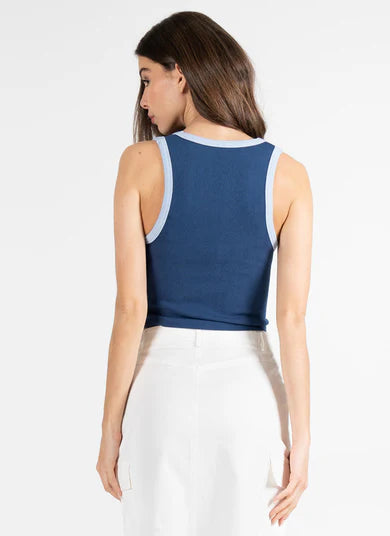 Bamboo Rib Deep Scoop Neck It's Me