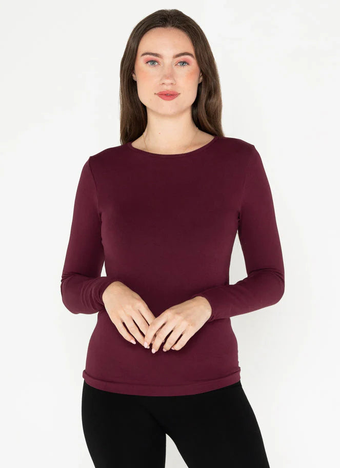 Bamboo Long Sleeve Crew Neck C'est Moi