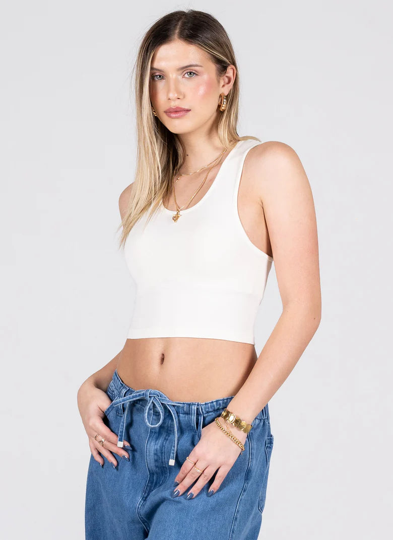 Bamboo Crop Tank Top That's Me