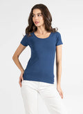 Bamboo S/S Scoop Neck Top C'est Moi