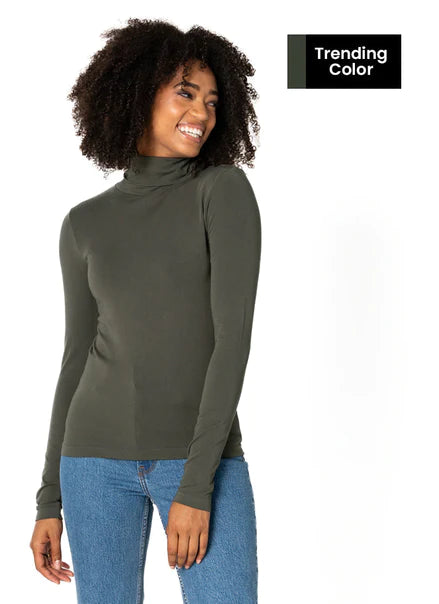 Bamboo Short Turtle Neck Top C'est Moi