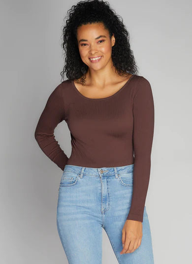 Seamless Rib Crew Neck C'est Moi