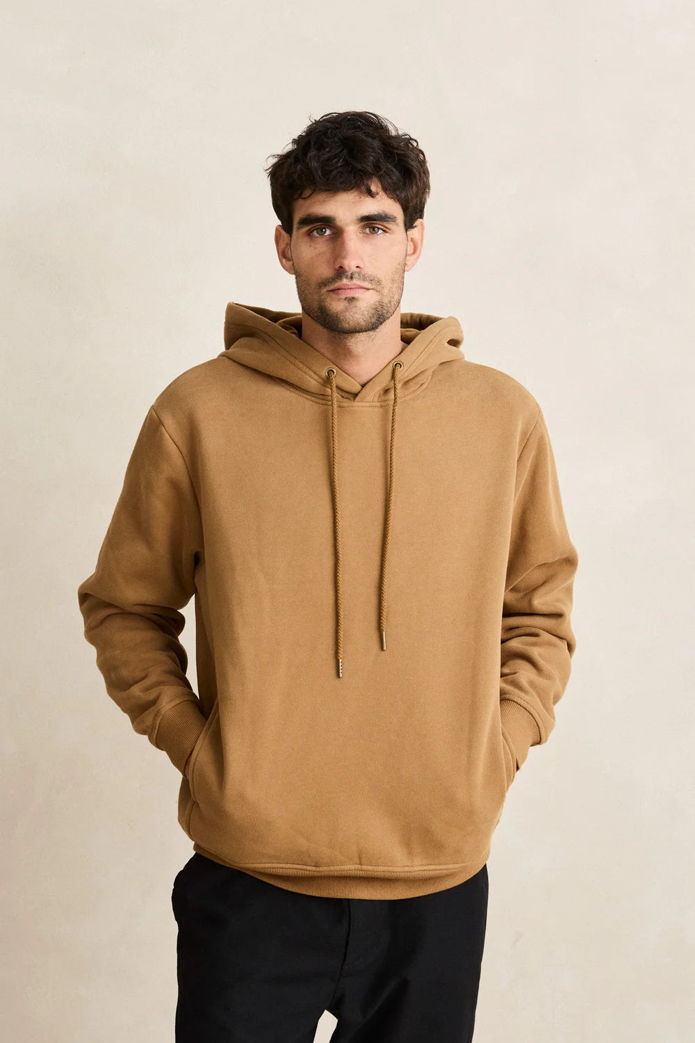Classic Fleece Hoodie Ochre Rhythm