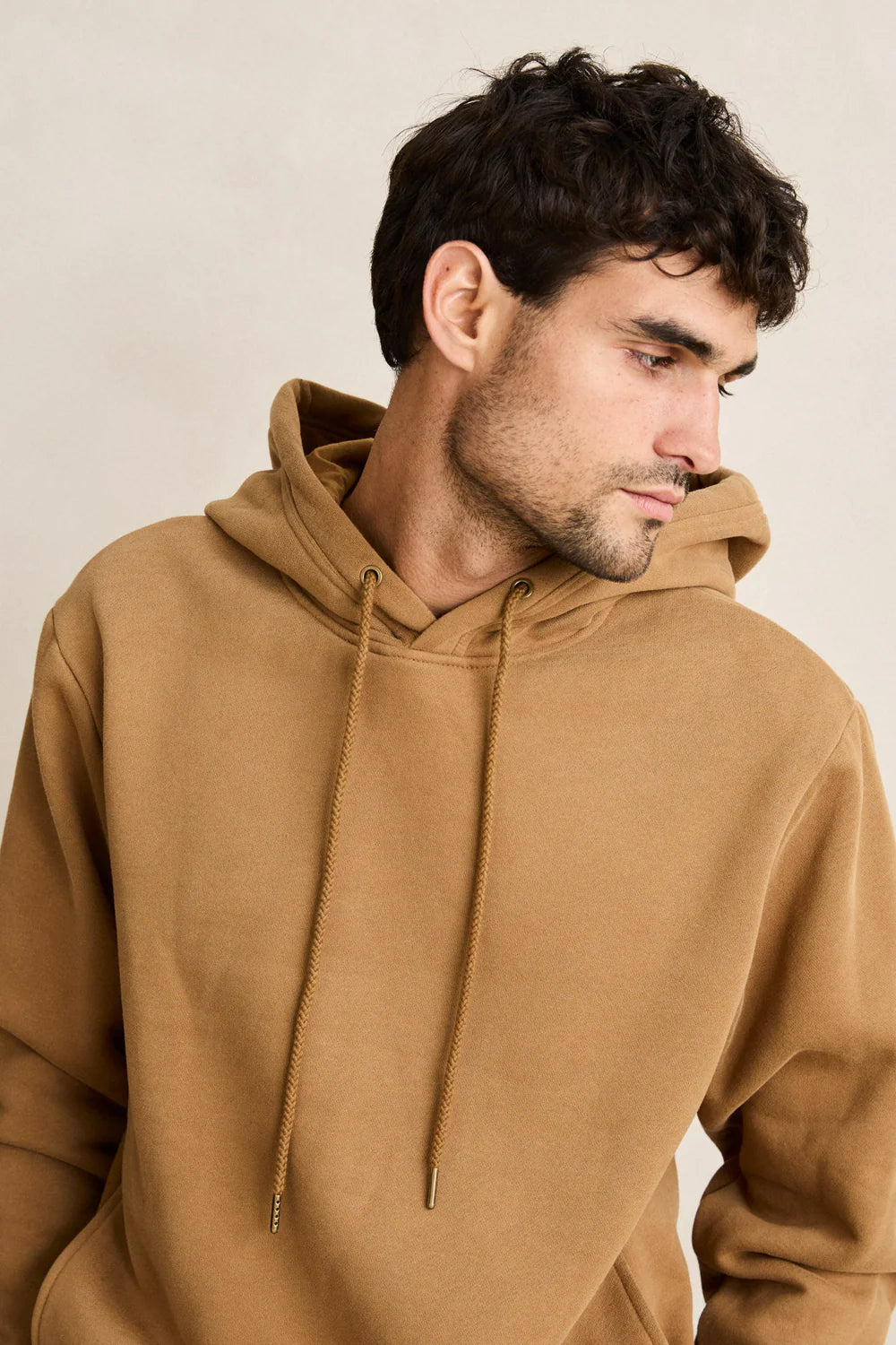 Classic Fleece Hoodie Ochre Rhythm