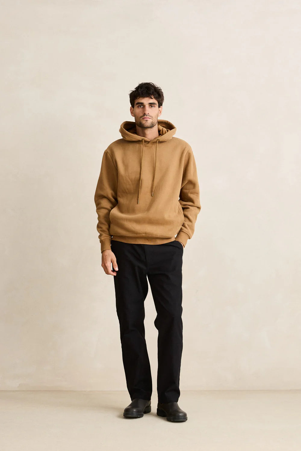 Classic Fleece Hoodie Ochre Rhythm