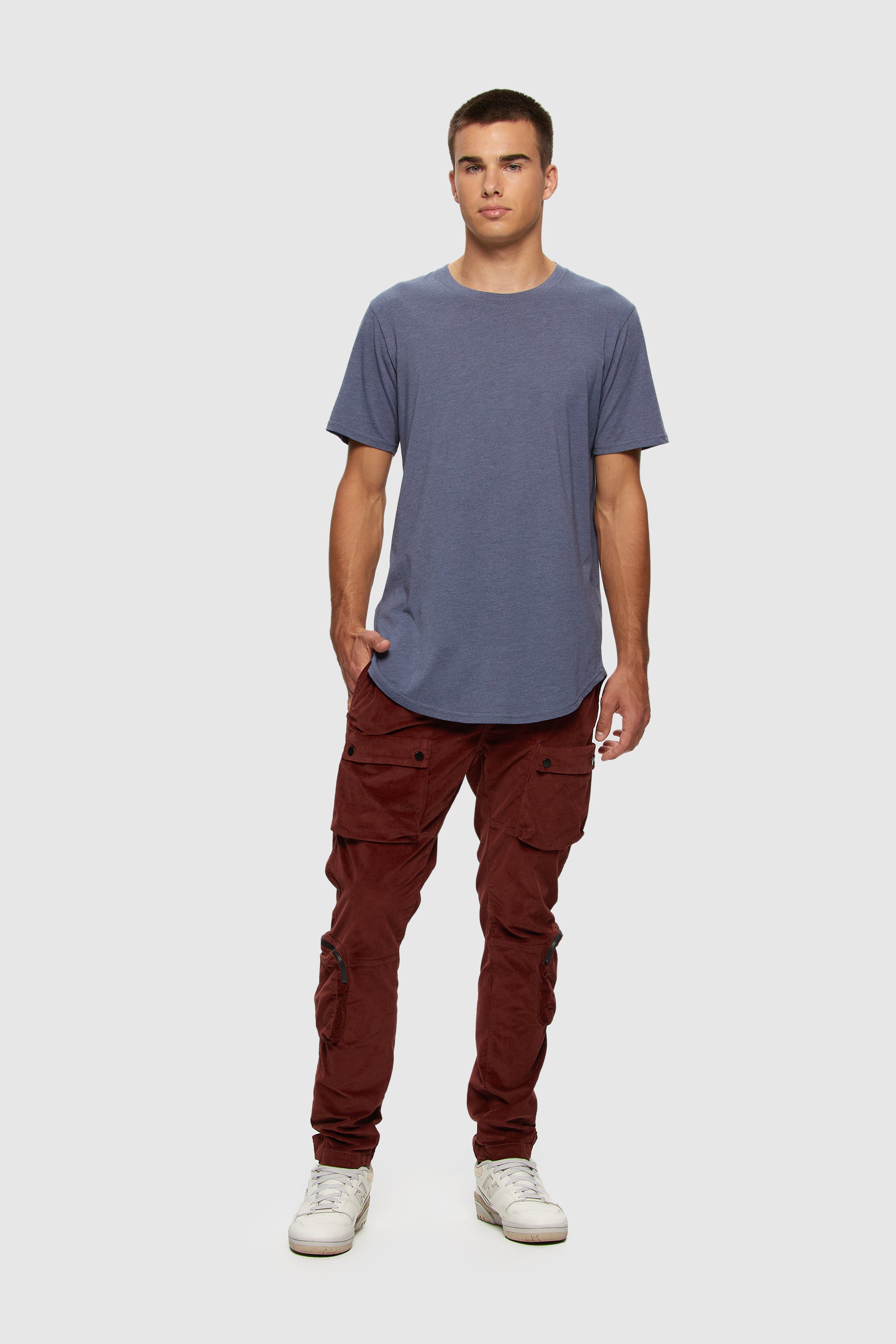 Kuwalla Tee Eazy Scoop Heather Grey T-Shirt