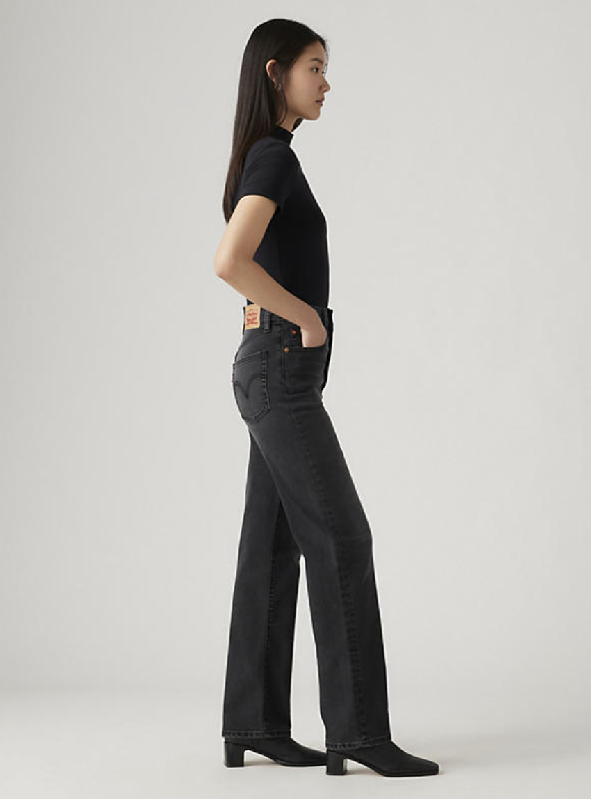 Levi's Ribcage Full Length Jeans Say No Go