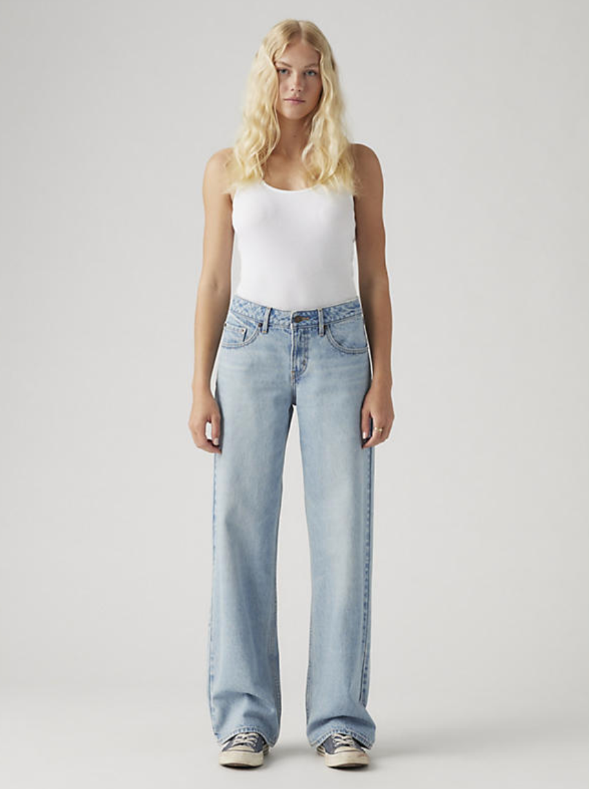 Jeans Low Loose Blasted Stone Clean Levi's
