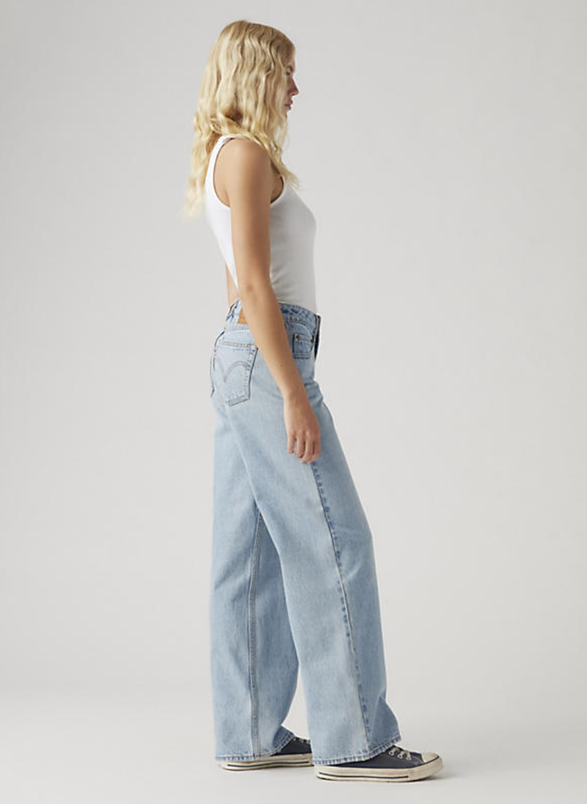 Jeans Low Loose Blasted Stone Clean Levi's