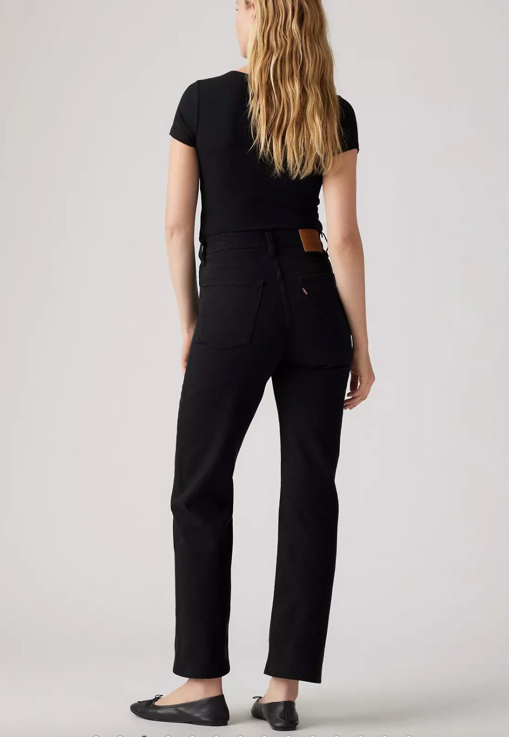 Jeans Ribcage Ankle Noir Sprout Levi's