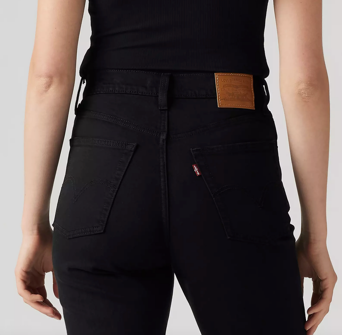 Jeans Ribcage Ankle Noir Sprout Levi's