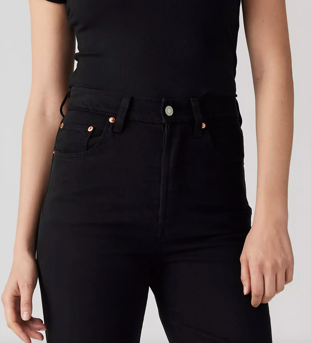 Jeans Ribcage Ankle Noir Sprout Levi's