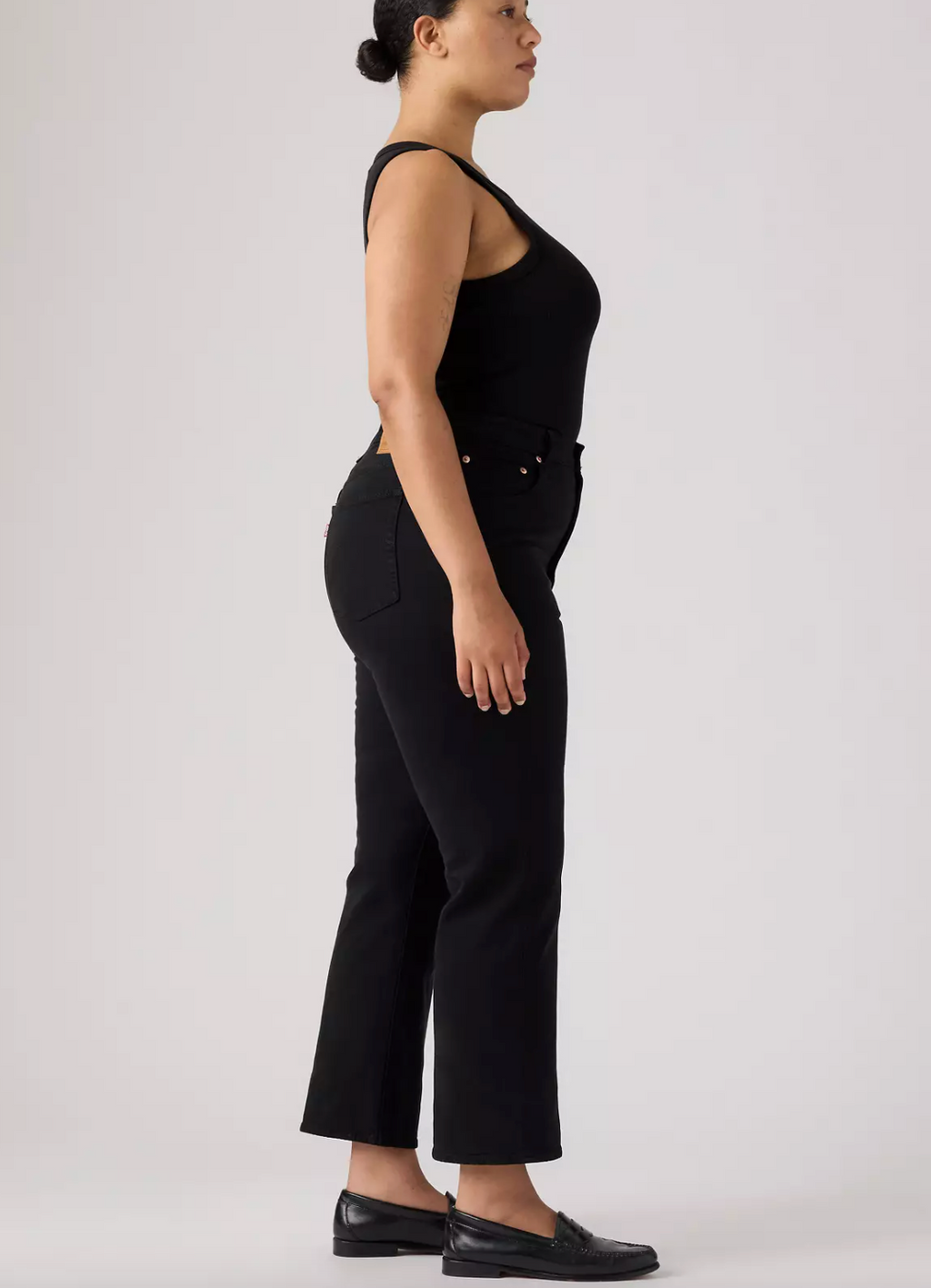 Jeans Ribcage Ankle Noir Sprout Levi's