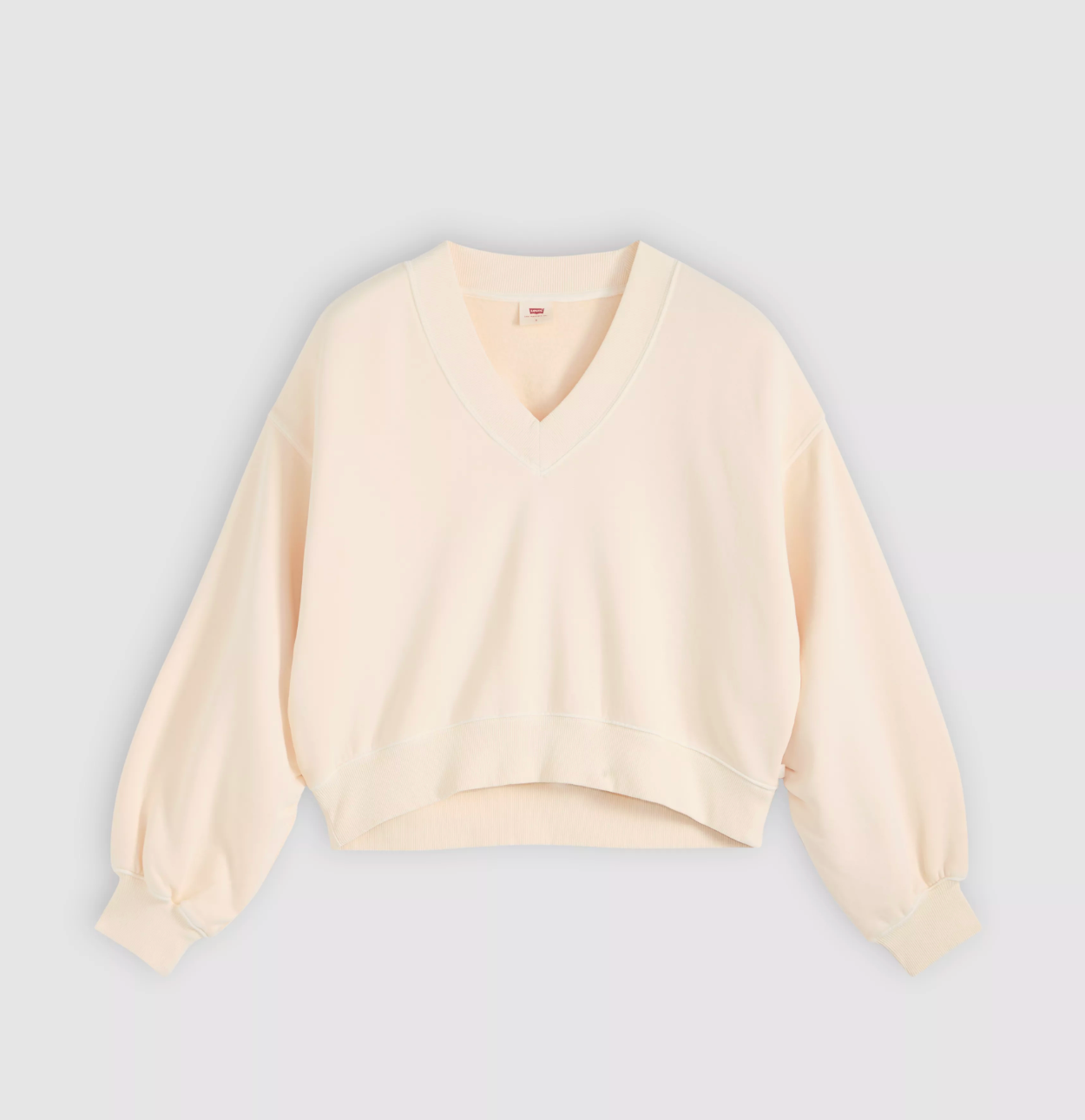 Levi's Ivory Vintage V Neck Top