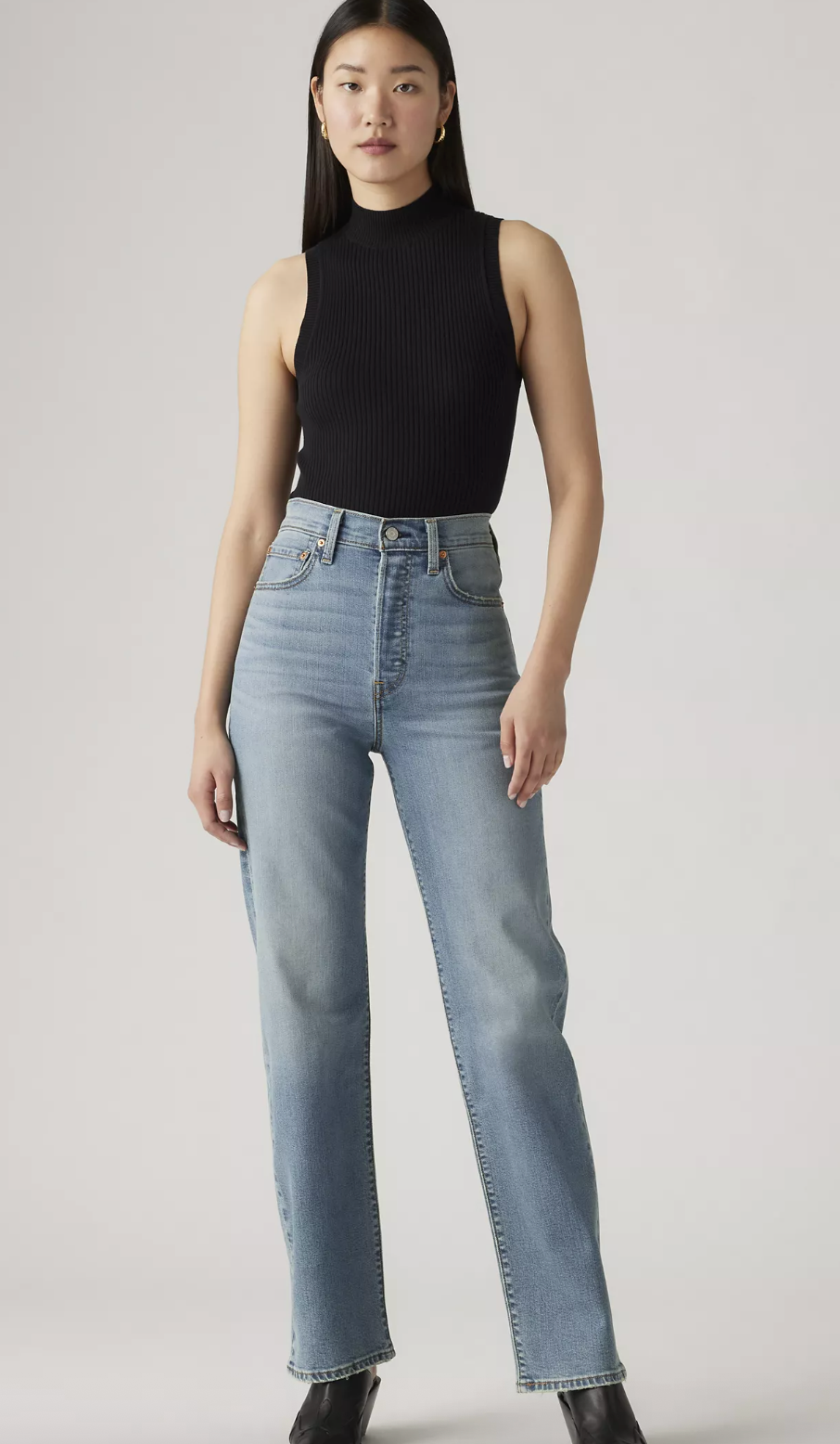 Levi's Ribcage Full Length Jeans Ringing Bells