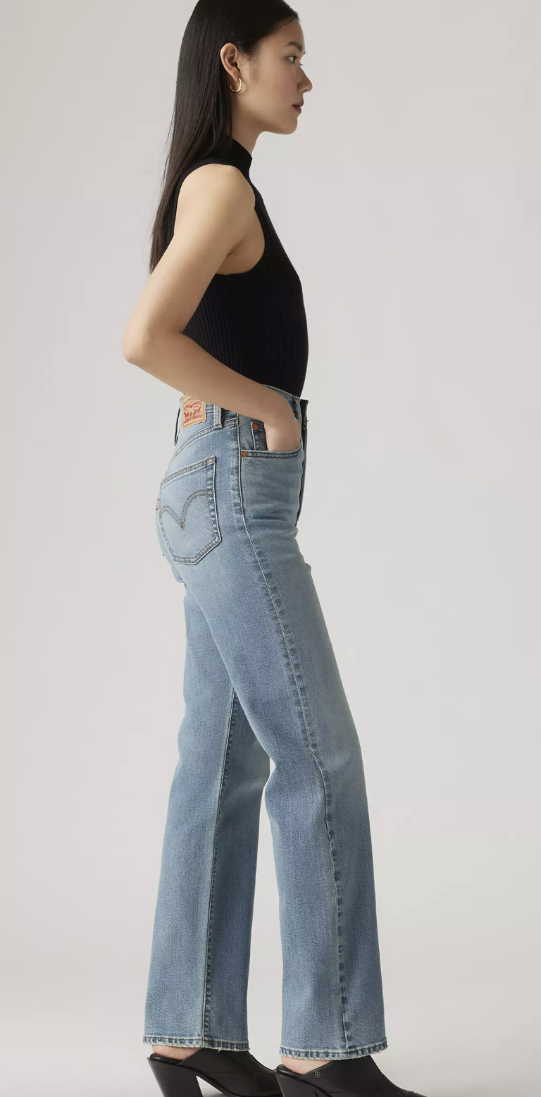 Levi's Ribcage Full Length Jeans Ringing Bells