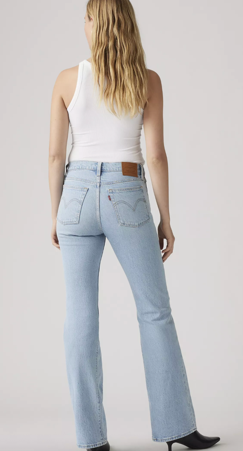 Levi's Wedgie Boot Jeans Blasted Stone Clean