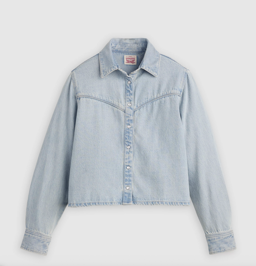 Logan Tencel Shacket Blasted Stone Levi's Shirt