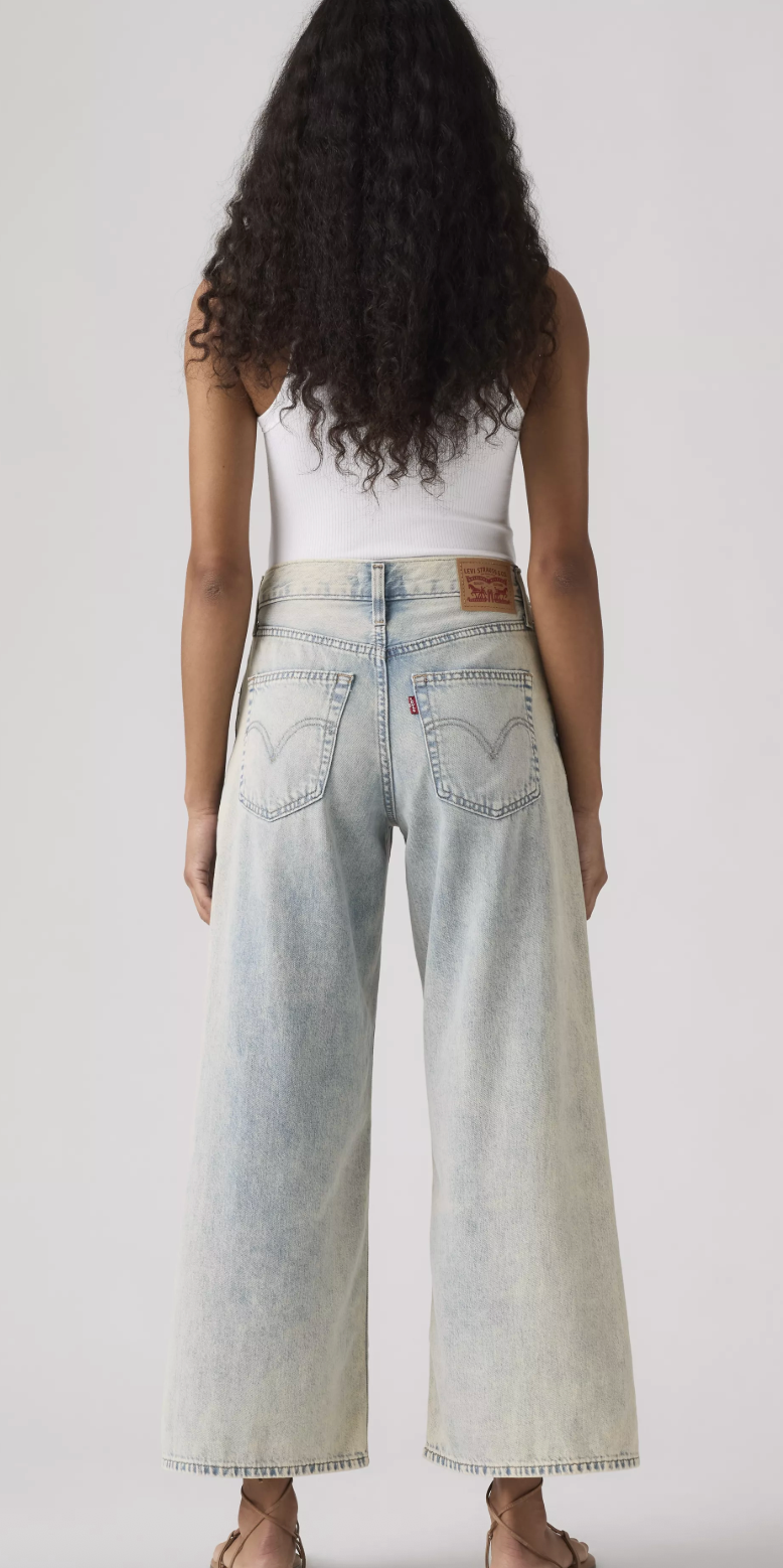 Levi's A Little Hazy Middy Wide Leg Ankle Jeans