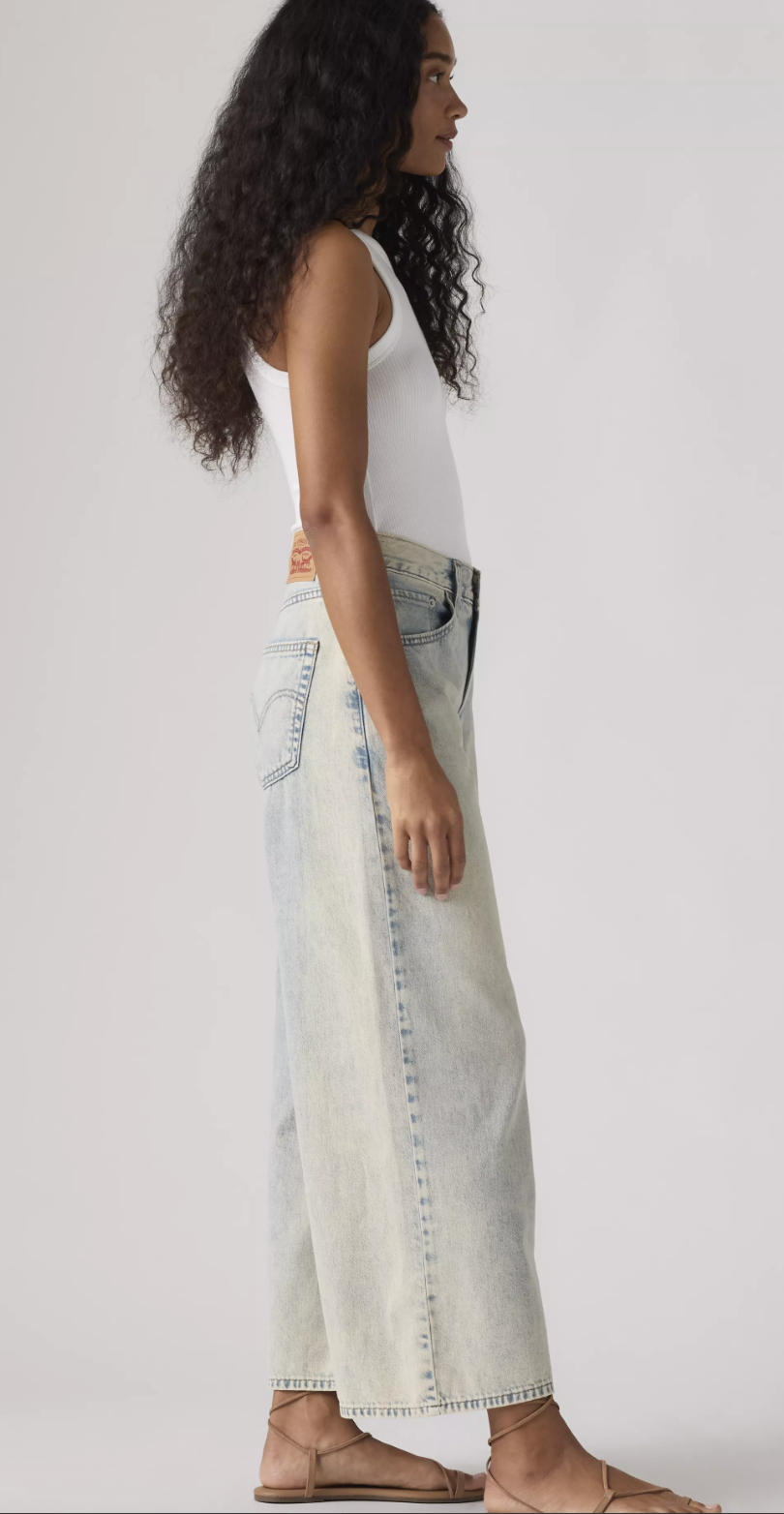 Levi's A Little Hazy Middy Wide Leg Ankle Jeans
