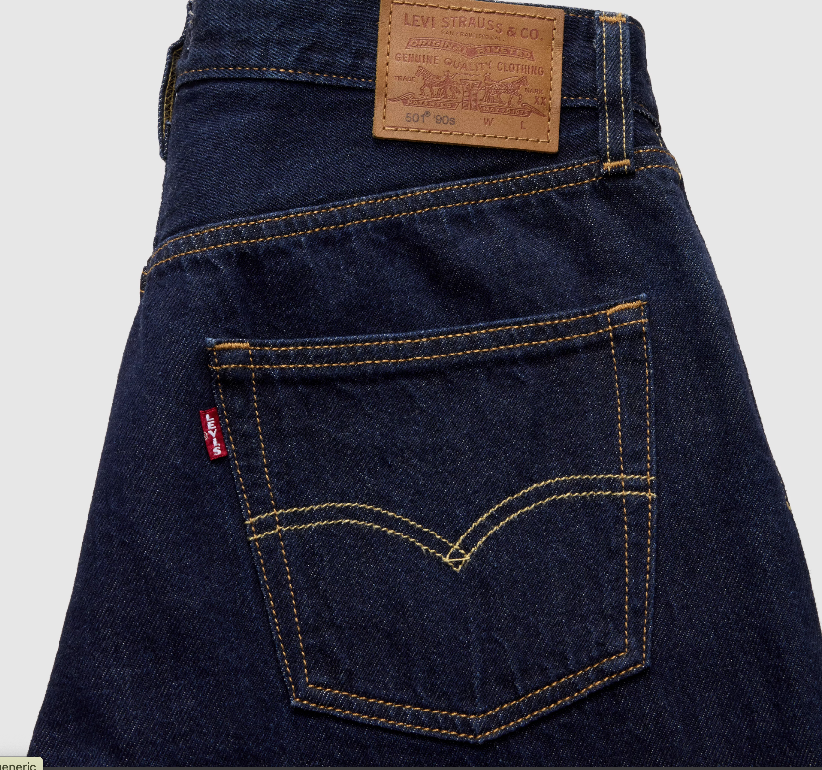 Levi's 501 90's Lightweight Deep Rinse Jeans