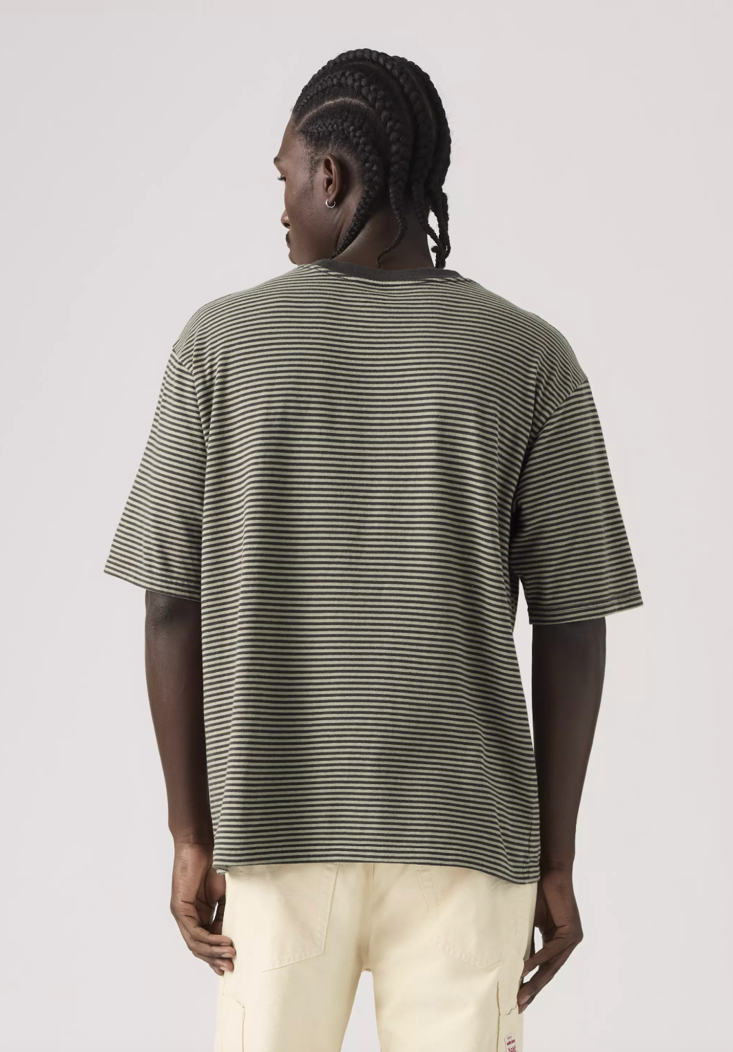 T-Shirt Workwear Euan Stripe Dried Sage Levi's