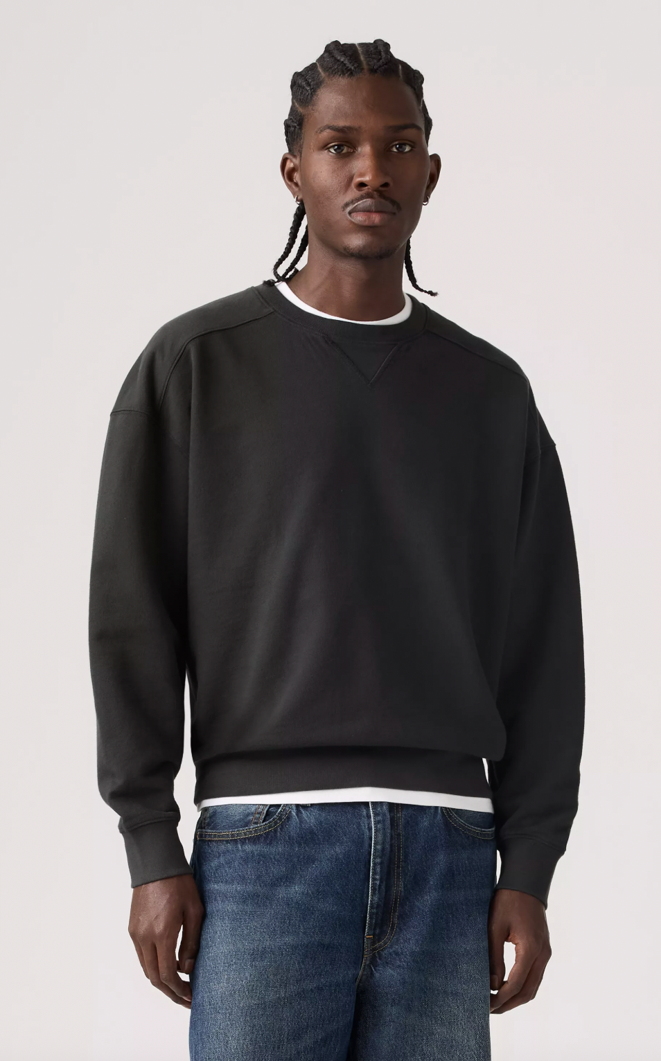 Levi's Delaney Crew Neck Sweater Jet Black