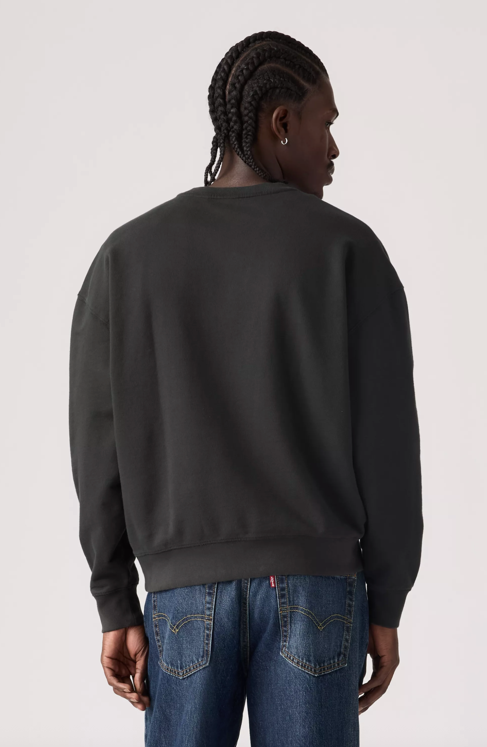 Levi's Delaney Crew Neck Sweater Jet Black