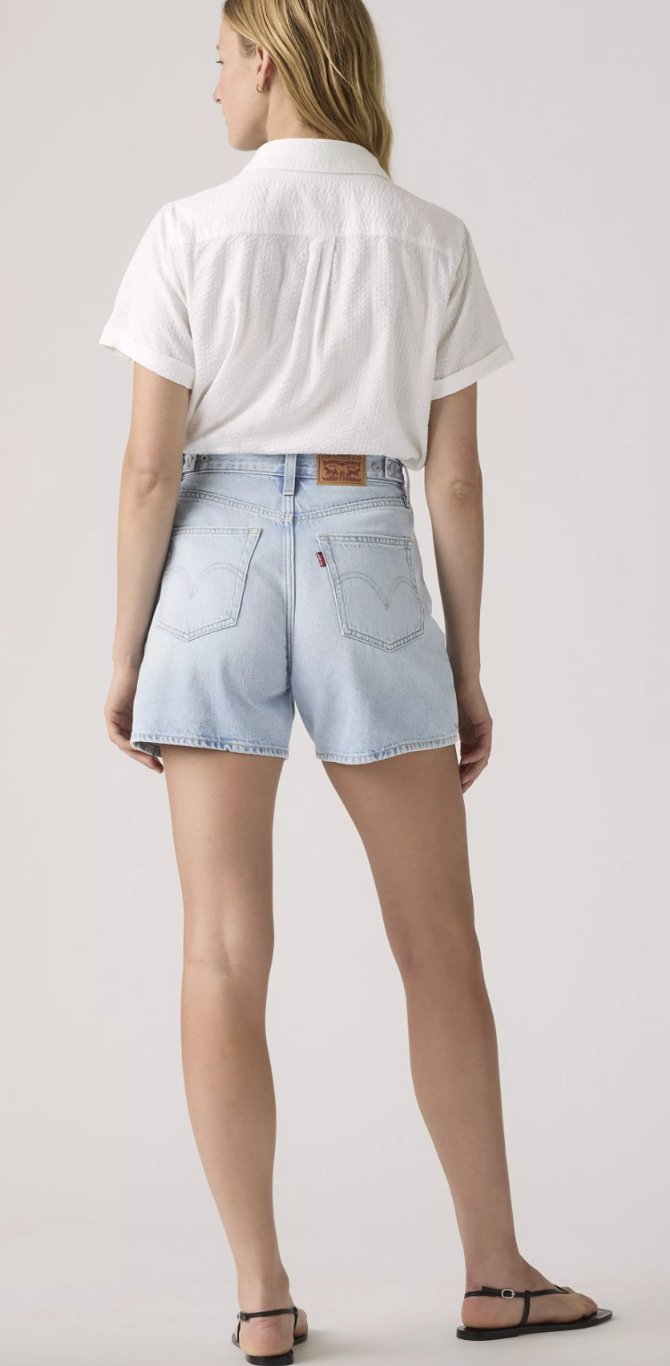 Short Cinch Mid-Thigh Abraided Art Levi's