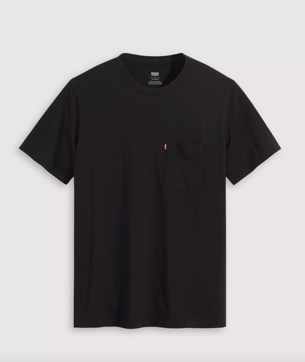 T-Shirt SS Classic Pocket Black Levi's
