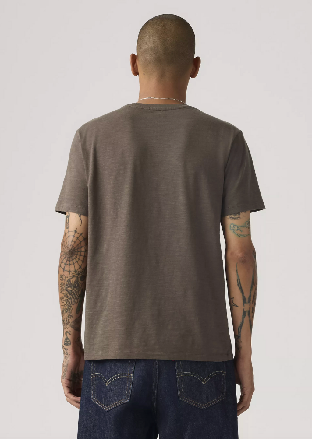 Levi's Maitake Brown Classic Pocket SS T-Shirt