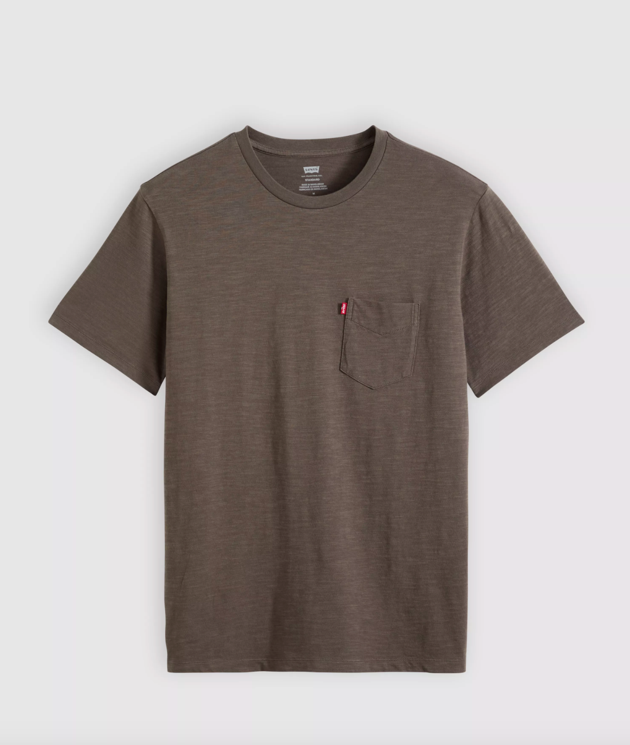 Levi's Maitake Brown Classic Pocket SS T-Shirt