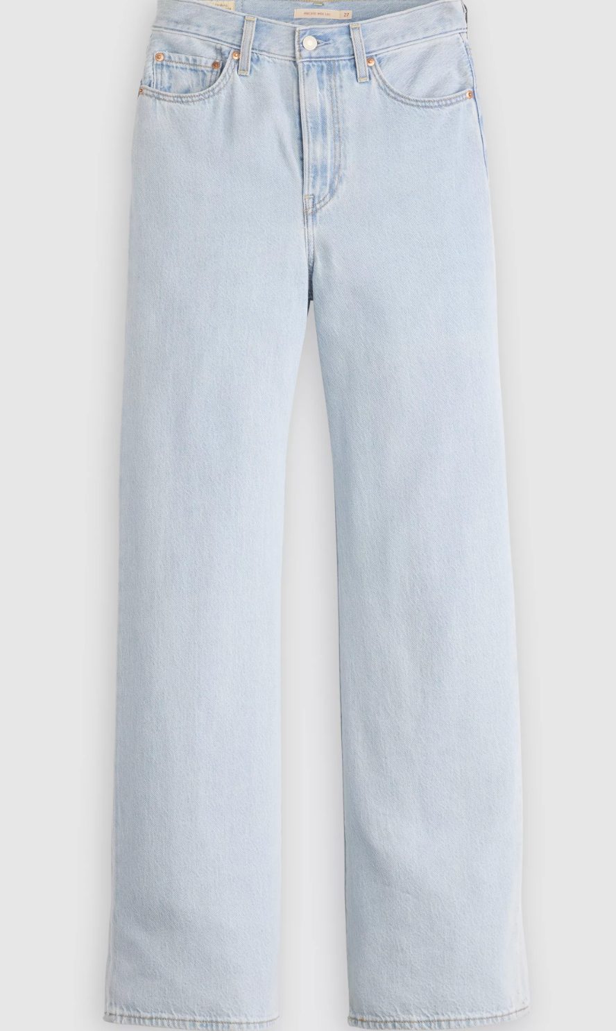Levi's Of Course Stone Ribcage Wide Leg Jeans
