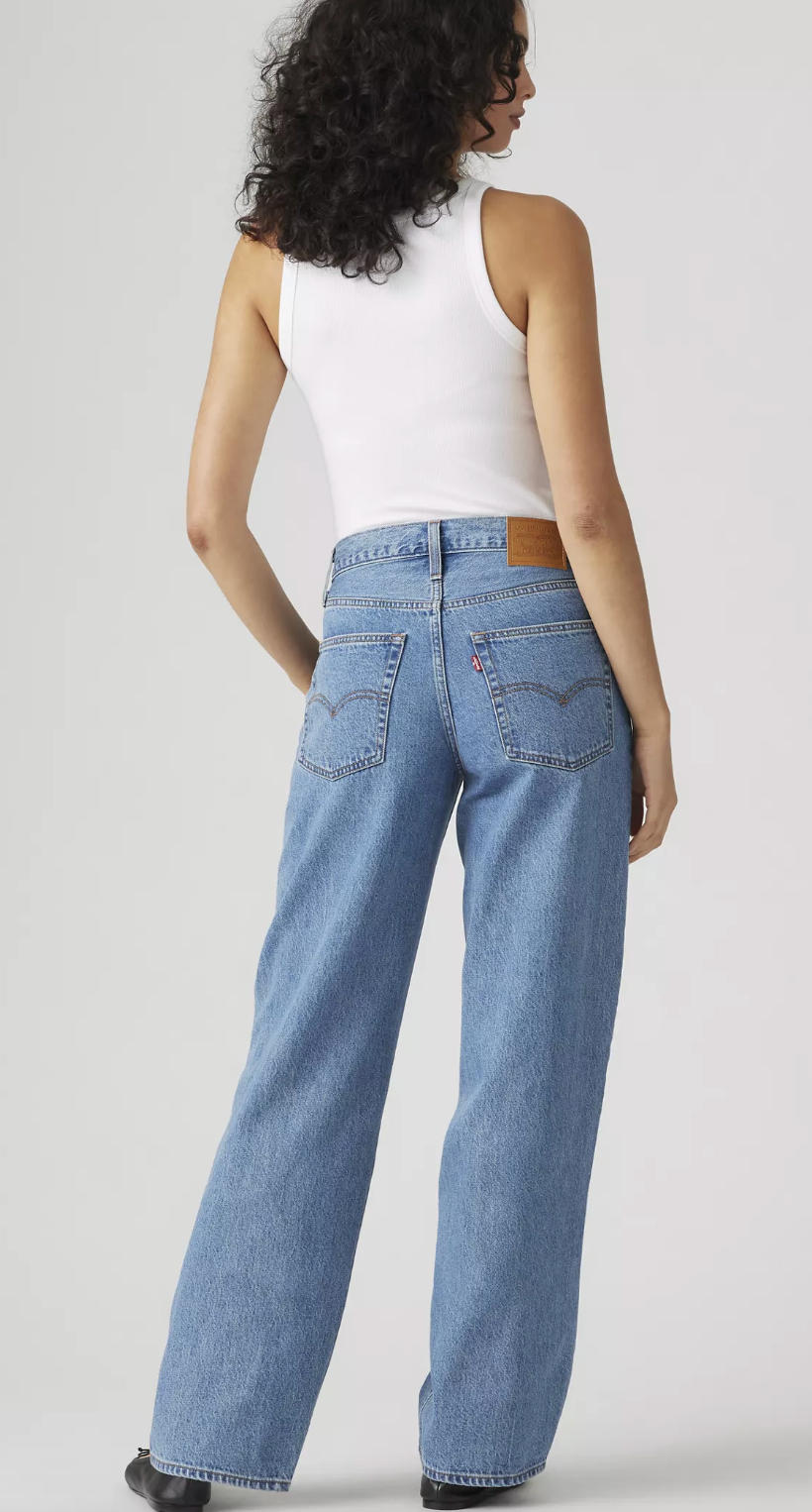 Levi's Women's Baggy Dad Own It Stone Jeans