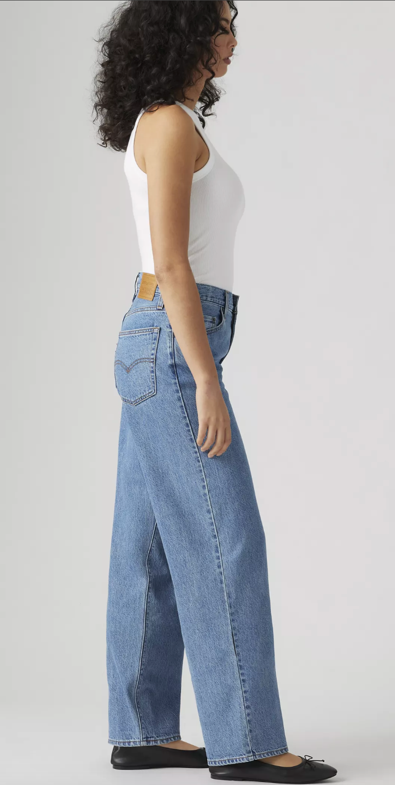 Levi's Women's Baggy Dad Own It Stone Jeans